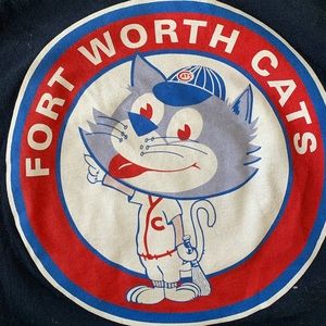Fortworth Cats baseball shirt.